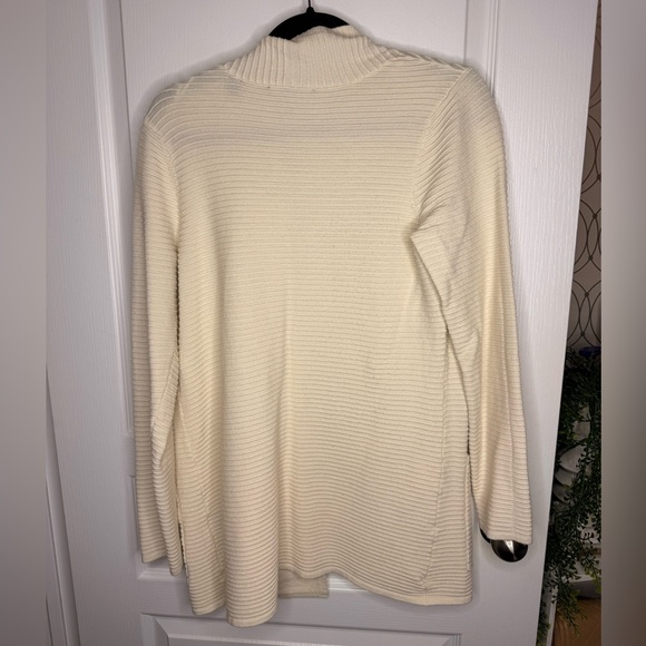 NWOT Cream Open-Front Sweater - Picture 5 of 9